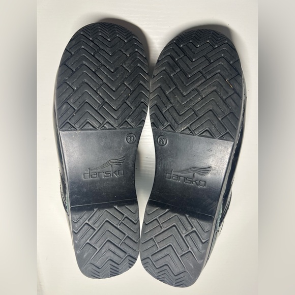 Dansko Black and Green Mules with Classic Design - Picture 8 of 8